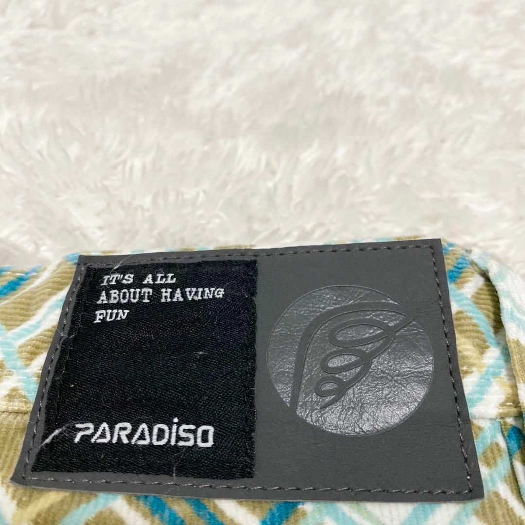 Paradiso(パラディーゾ)のPARADISO パラディーゾ ☆ コーデュロイパンツ チェック柄 ゴルフパンツ メンズのパンツ(その他)の商品写真