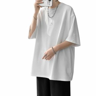 [foveitaa] tシャツ メンズ 夏服 メンズ 半袖 大きいサイズ かっこ(その他)