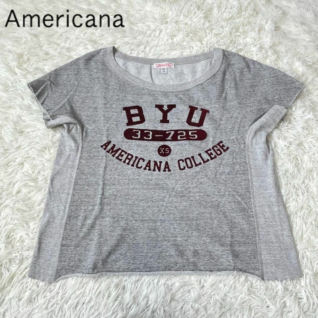 AMERICANA(アメリカーナ)のAmericana アメリカーナ　ロゴ　Tシャツ レディースのトップス(Tシャツ(半袖/袖なし))の商品写真