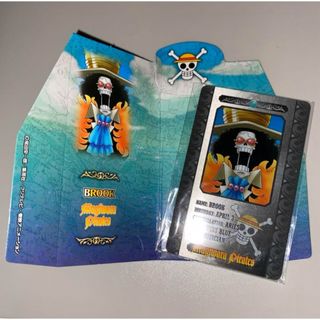 ONE PIECE ワンピース ブルック メタルIDプレート 手配書(キーホルダー)