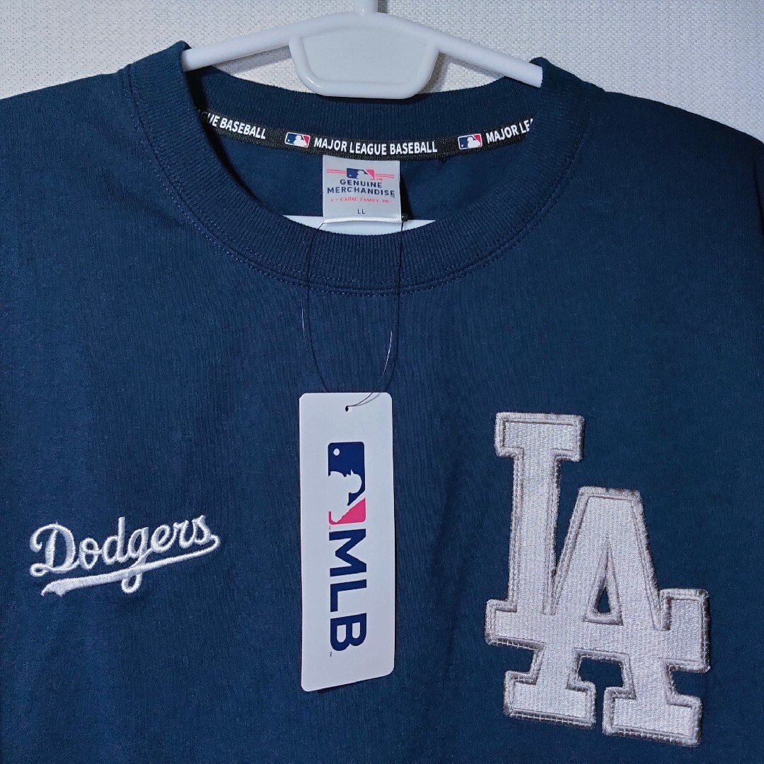 MLB(メジャーリーグベースボール)の新品 Tシャツ XL ドジャース 大谷 MLB メジャーリーグ ワッペン 刺繍 メンズのトップス(Tシャツ/カットソー(半袖/袖なし))の商品写真