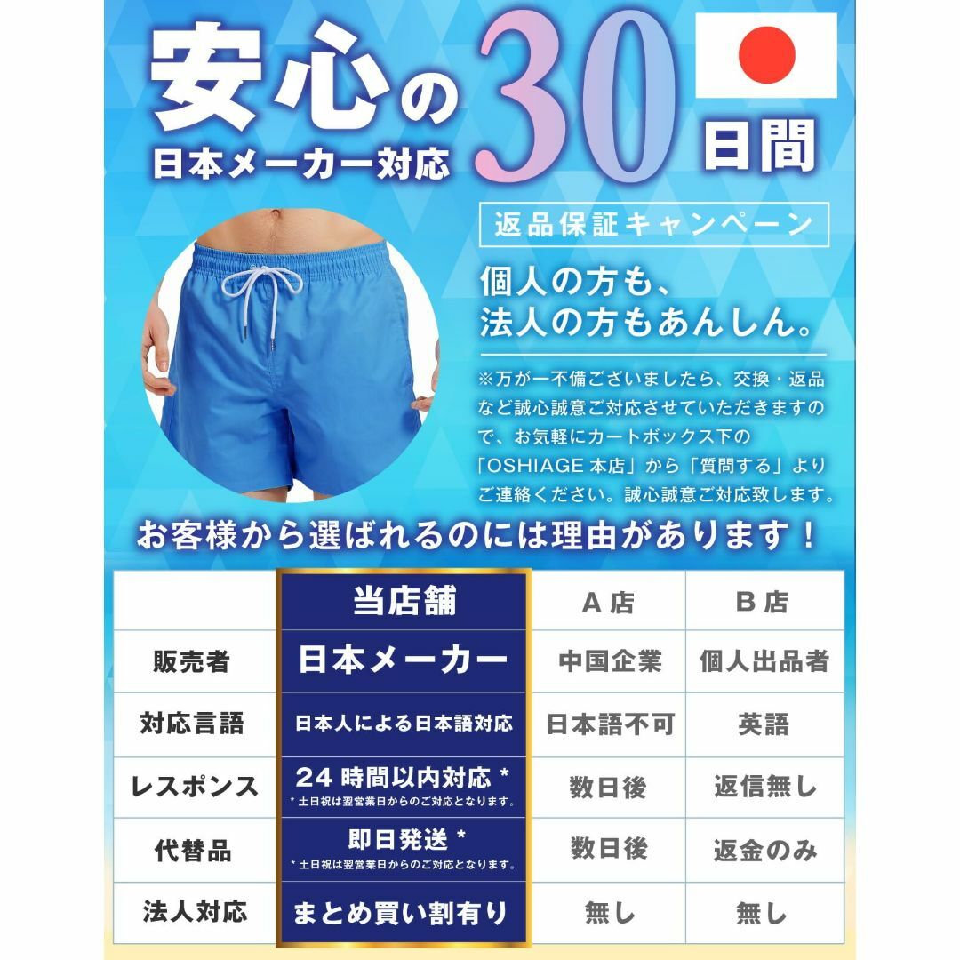 [Lipropp] 水着 メンズ サーフパン 海パン 水陸両用 インナー付き 短 メンズのファッション小物(その他)の商品写真