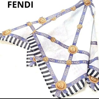 フェンディ(FENDI)のFENDI フェンディ ハンカチ 45cm×45cm 大判(ハンカチ)