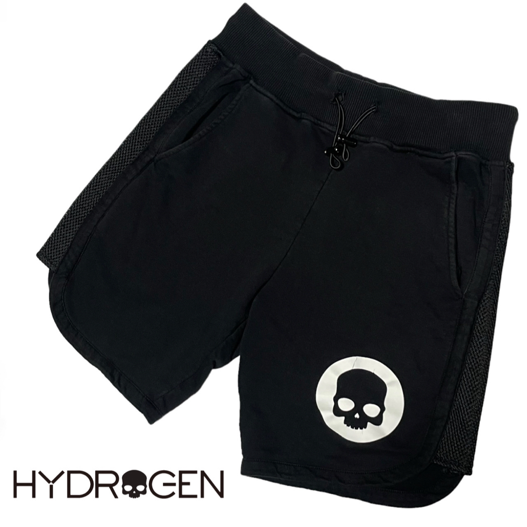 HYDROGEN(ハイドロゲン)のHYDRGEN ハイドロゲン スエット生地 ショートパンツ サイドメッシュ メンズのパンツ(ショートパンツ)の商品写真