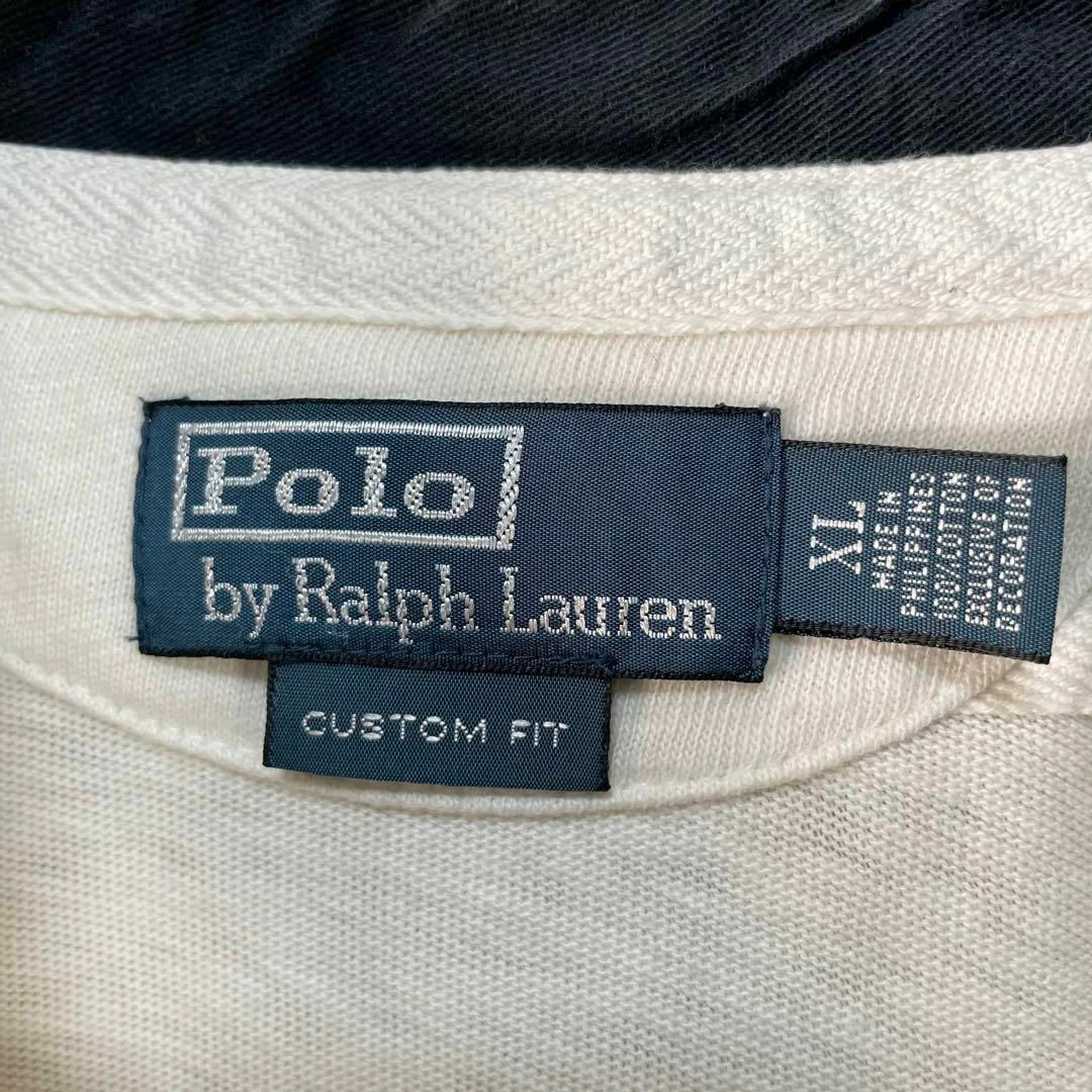 POLO RALPH LAUREN(ポロラルフローレン)のポロラルフローレン ポロシャツ 半袖 ビックポニー 刺繍 ツートン ビックサイズ メンズのトップス(ポロシャツ)の商品写真