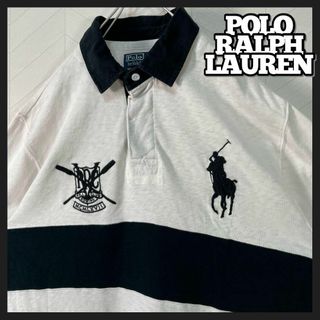 ポロラルフローレン(POLO RALPH LAUREN)のポロラルフローレン ポロシャツ 半袖 ビックポニー 刺繍 ツートン ビックサイズ(ポロシャツ)