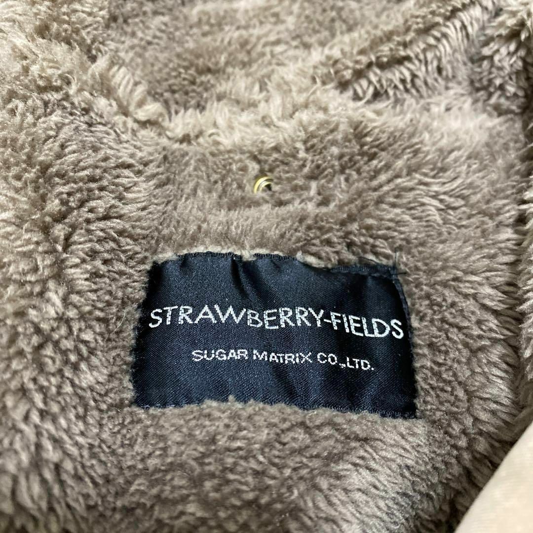 STRAWBERRY-FIELDS(ストロベリーフィールズ)のSTRAWBERRY-FIELDS ☆ ファー付きモッズコート ライナー付き レディースのジャケット/アウター(モッズコート)の商品写真