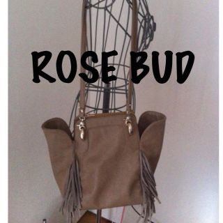 ローズバッド(ROSE BUD)のROSE BUDフリンジ2wayバッグ(ショルダーバッグ)