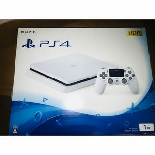 プレイステーション4(PlayStation4)のps4 本体 1tb cuh-2200bb02 ホワイト 新品 外箱破け有り(家庭用ゲーム機本体)