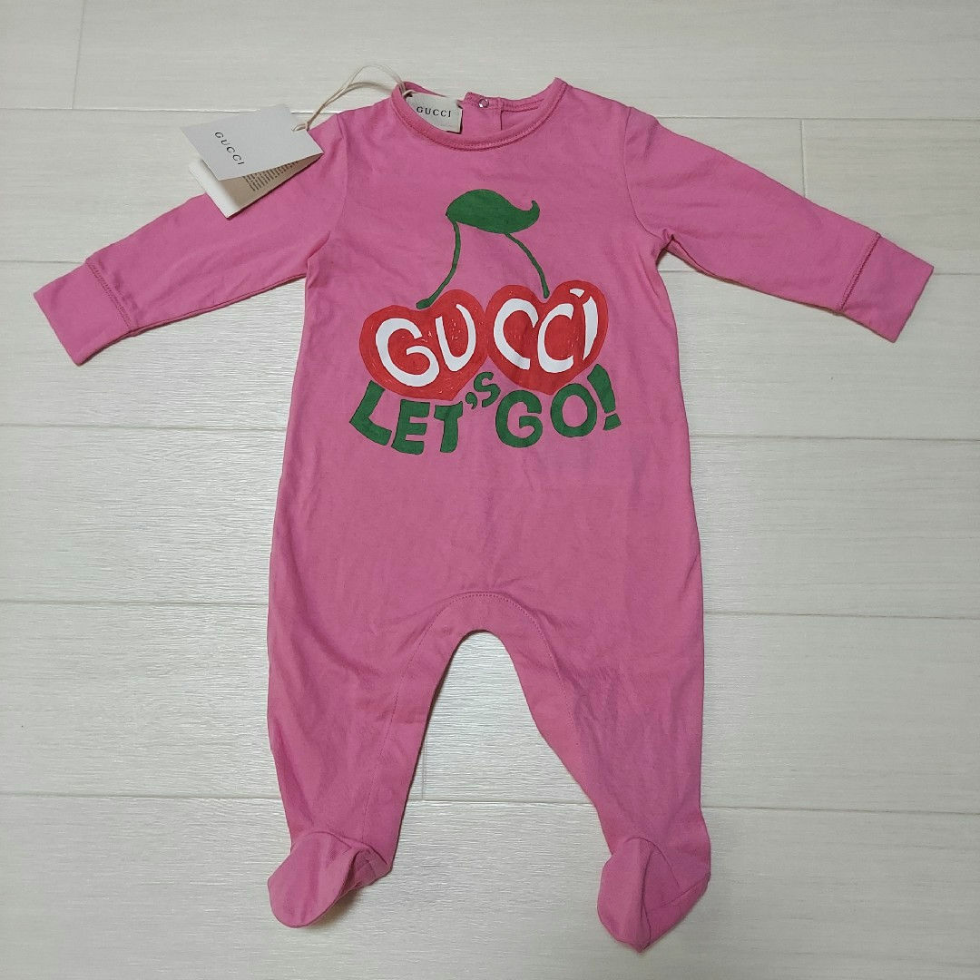 Gucci(グッチ)のGUCCI グッチ ベビー 長袖 ロンパース キッズ/ベビー/マタニティのベビー服(~85cm)(ロンパース)の商品写真