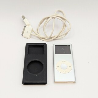 アイポッドナノ(iPod nano)の【ジャンク品】iPod nano　A1199　充電コード付き(ポータブルプレーヤー)
