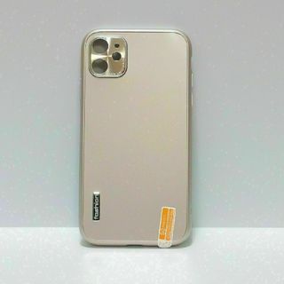 HS83★★スマホケース iPhone11pro アルミ ピンク シンプル 新品(iPhoneケース)