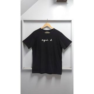 agnes b. - agnes b. homme ロゴプリント Tシャツ ブラック サイズ3 半袖