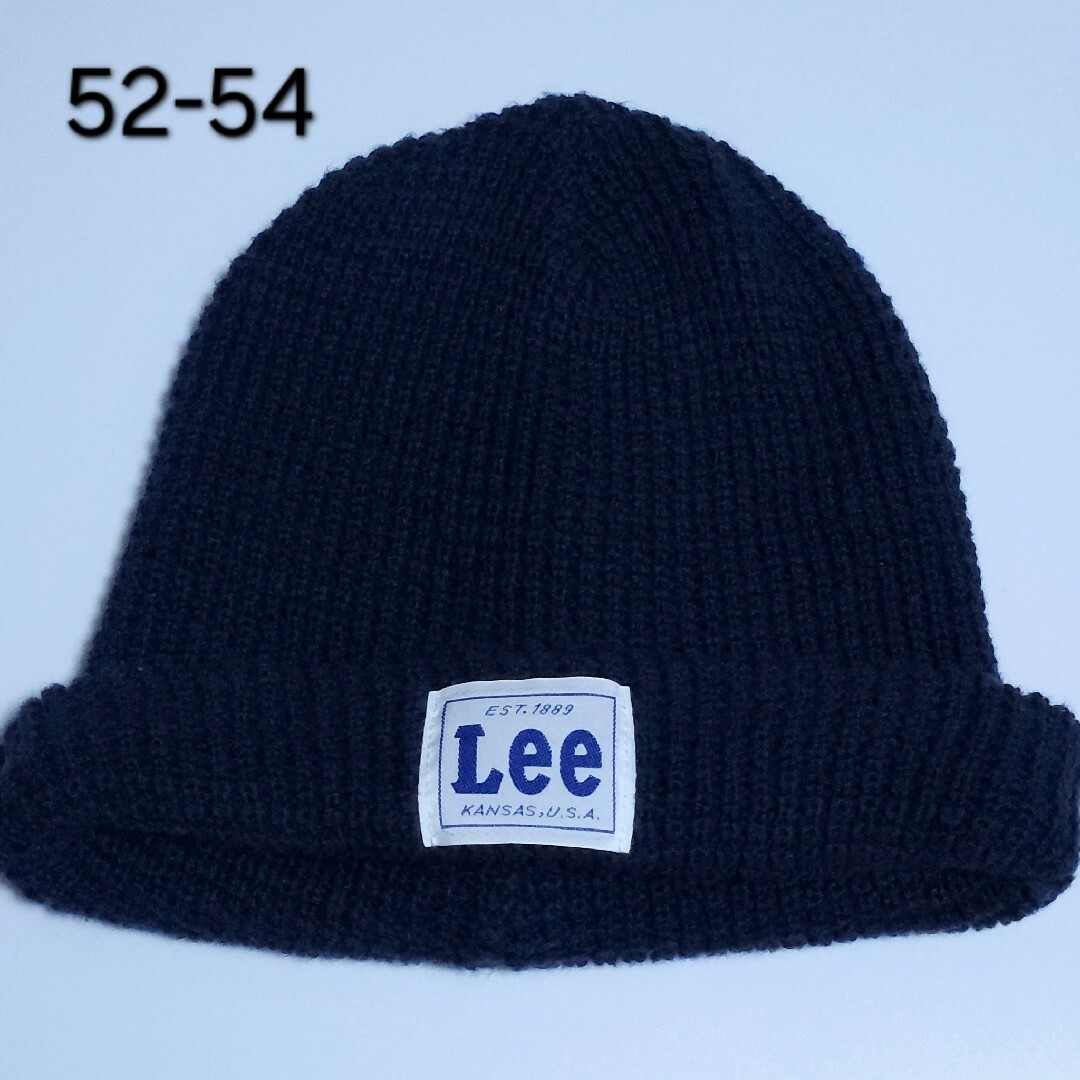 Lee(リー)の【美品】Lee リー ニット帽 ビーニー キッズ 52-54 キッズ/ベビー/マタニティのこども用ファッション小物(帽子)の商品写真