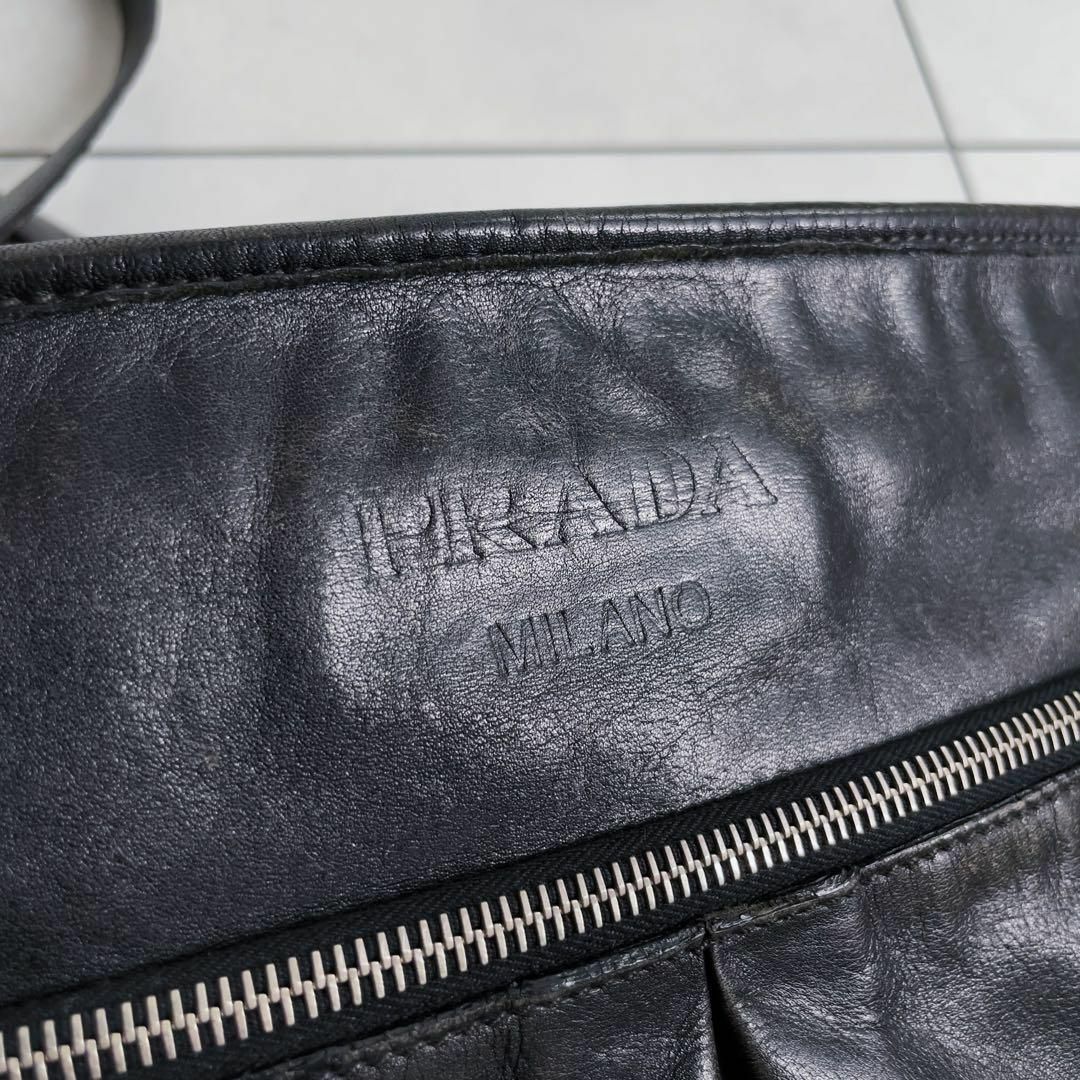 PRADA(プラダ)の【PRADA】プラダ レザーショルダーバッグ VA0802 メンズのバッグ(ショルダーバッグ)の商品写真