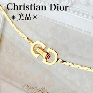 クリスチャンディオール(Christian Dior)の極美品✨Dior クリスチャン ディオール  スネーク ネックレス ゴールド系(ネックレス)