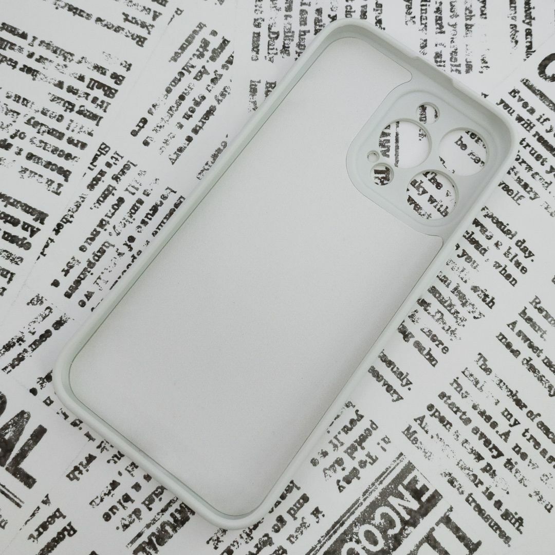 iPhone 13Pro シリコンケース (05) ホワイト スマホ/家電/カメラのスマホアクセサリー(iPhoneケース)の商品写真