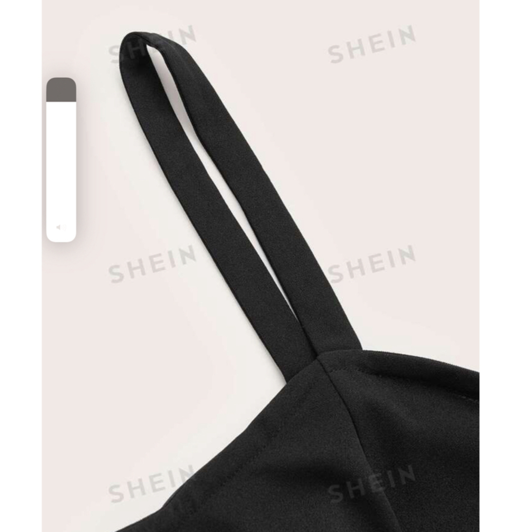 SHEIN(シーイン)のシーインSHEIN MODジッパー フロントキャミドレス ワンピース4XL レディースのワンピース(ひざ丈ワンピース)の商品写真