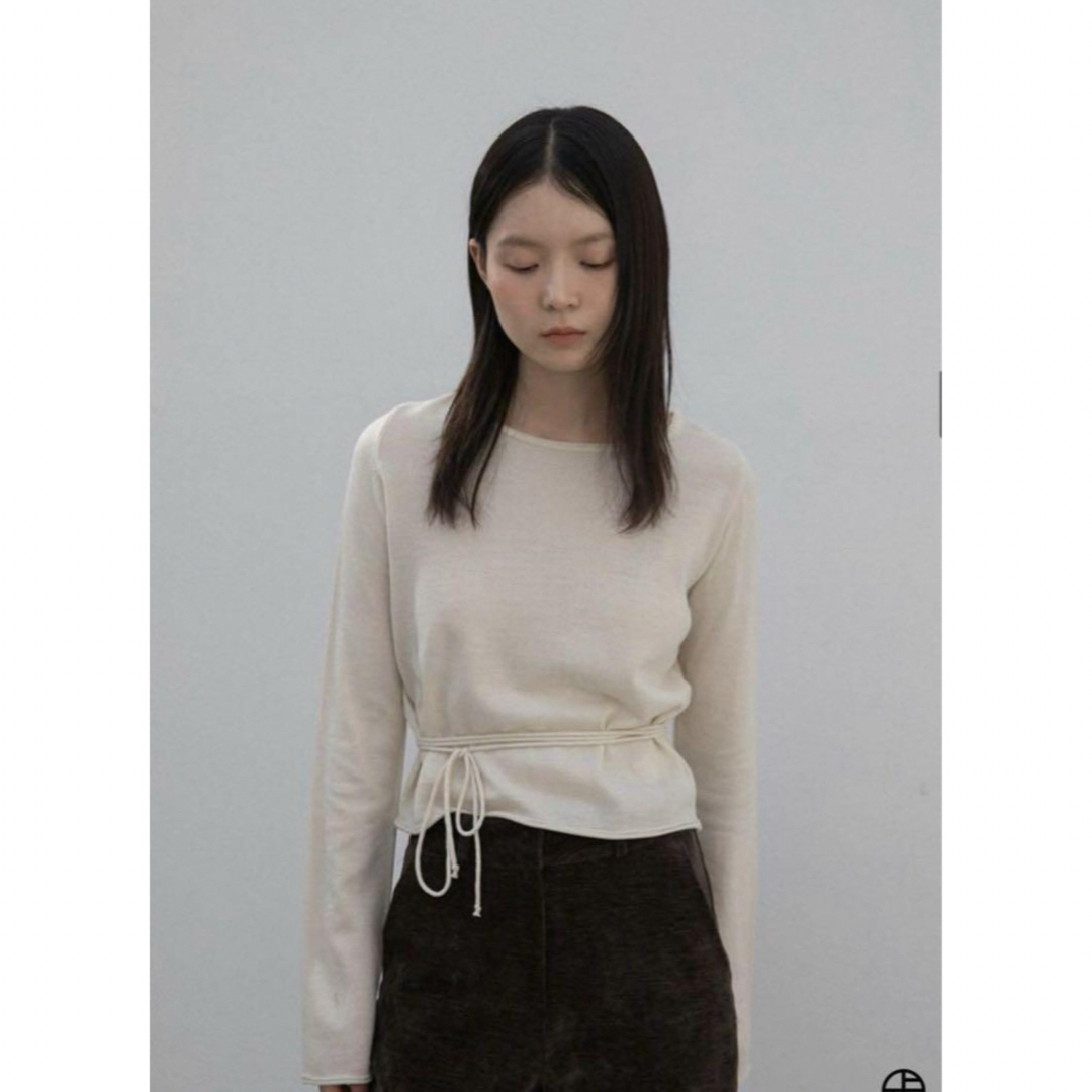 OHOTORO(オオトロ)のOHOTORO Crop String Knit レディースのトップス(シャツ/ブラウス(長袖/七分))の商品写真