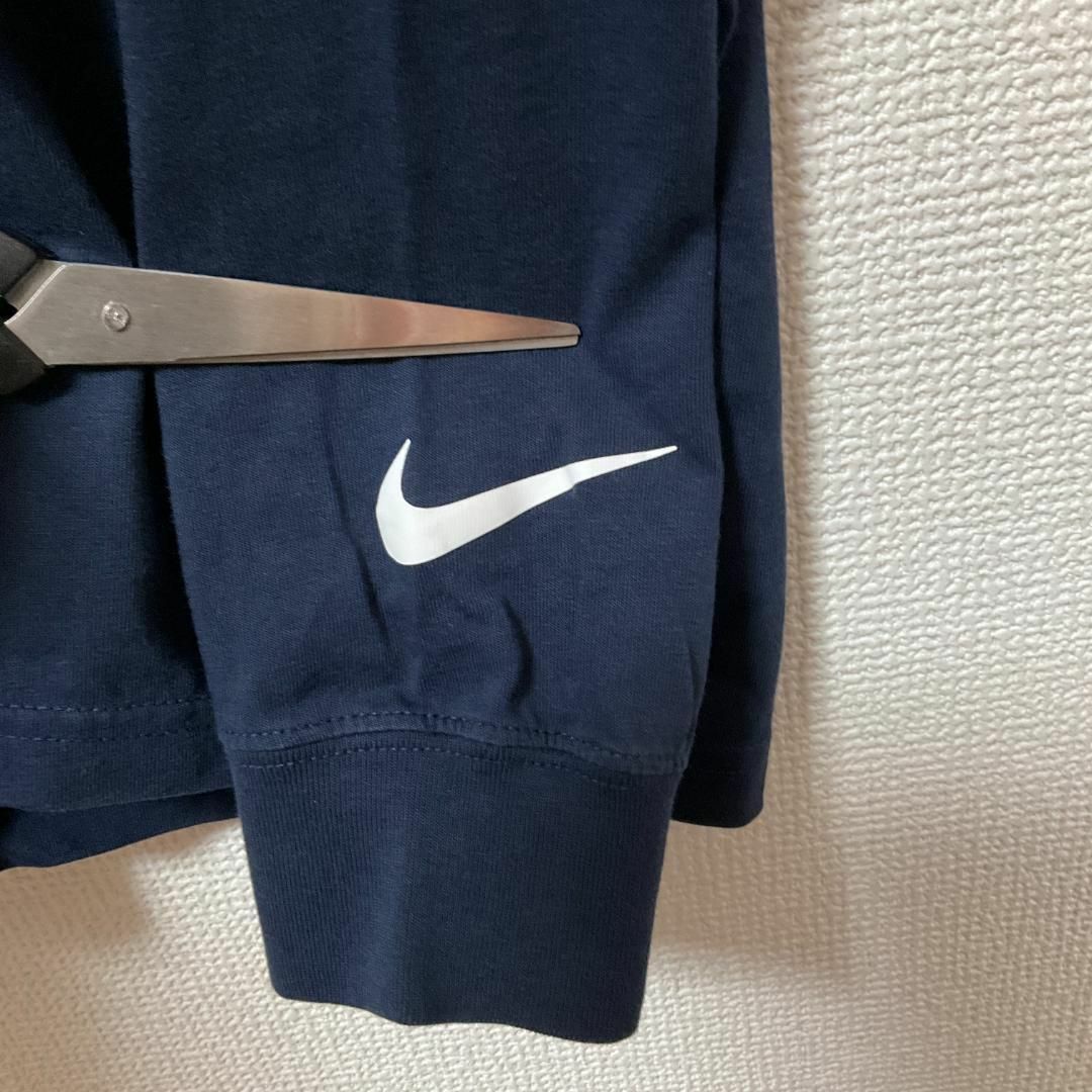 NIKE(ナイキ)の90s 古着 NIKE 長袖Tシャツ M 袖ロゴ バスケ トップス メンズのトップス(Tシャツ/カットソー(半袖/袖なし))の商品写真