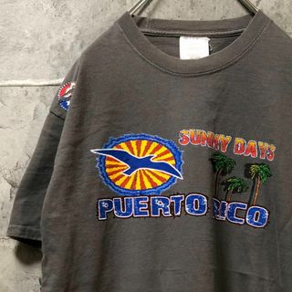 PUERTO RICO ヤシの木 カモメ アメリカ輸入 Tシャツ(Tシャツ/カットソー(半袖/袖なし))