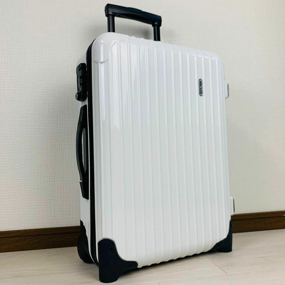 RIMOWA(リモワ)の極美品✨ハワイ限定 リモワ サルサ 35L 機内持ち込み 2輪 TSAロック 白 レディースのバッグ(スーツケース/キャリーバッグ)の商品写真