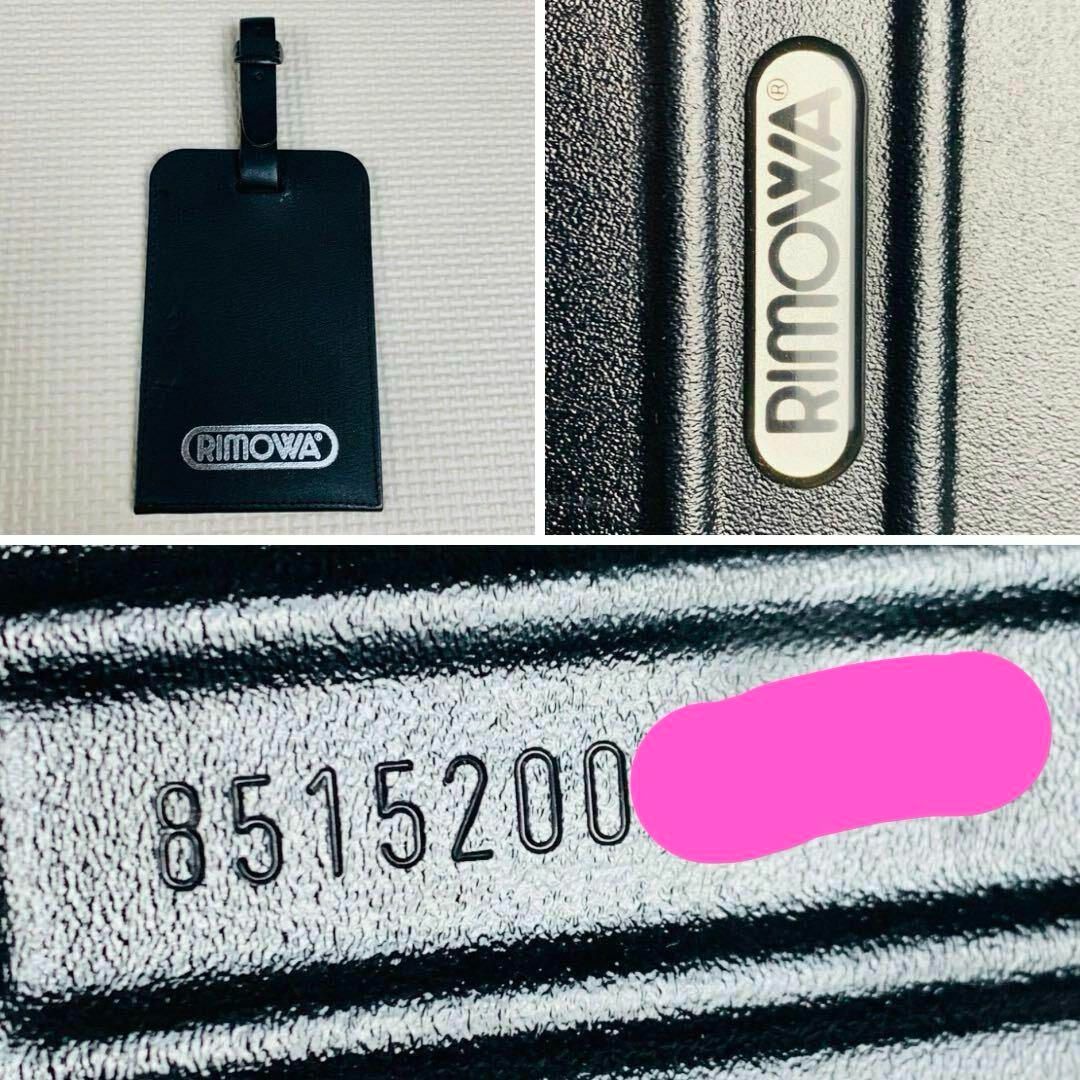 RIMOWA(リモワ)の廃盤✨リモワ サルサ 35L 機内持ち込み 2輪 TSAロック 艶消し黒色 メンズのバッグ(トラベルバッグ/スーツケース)の商品写真