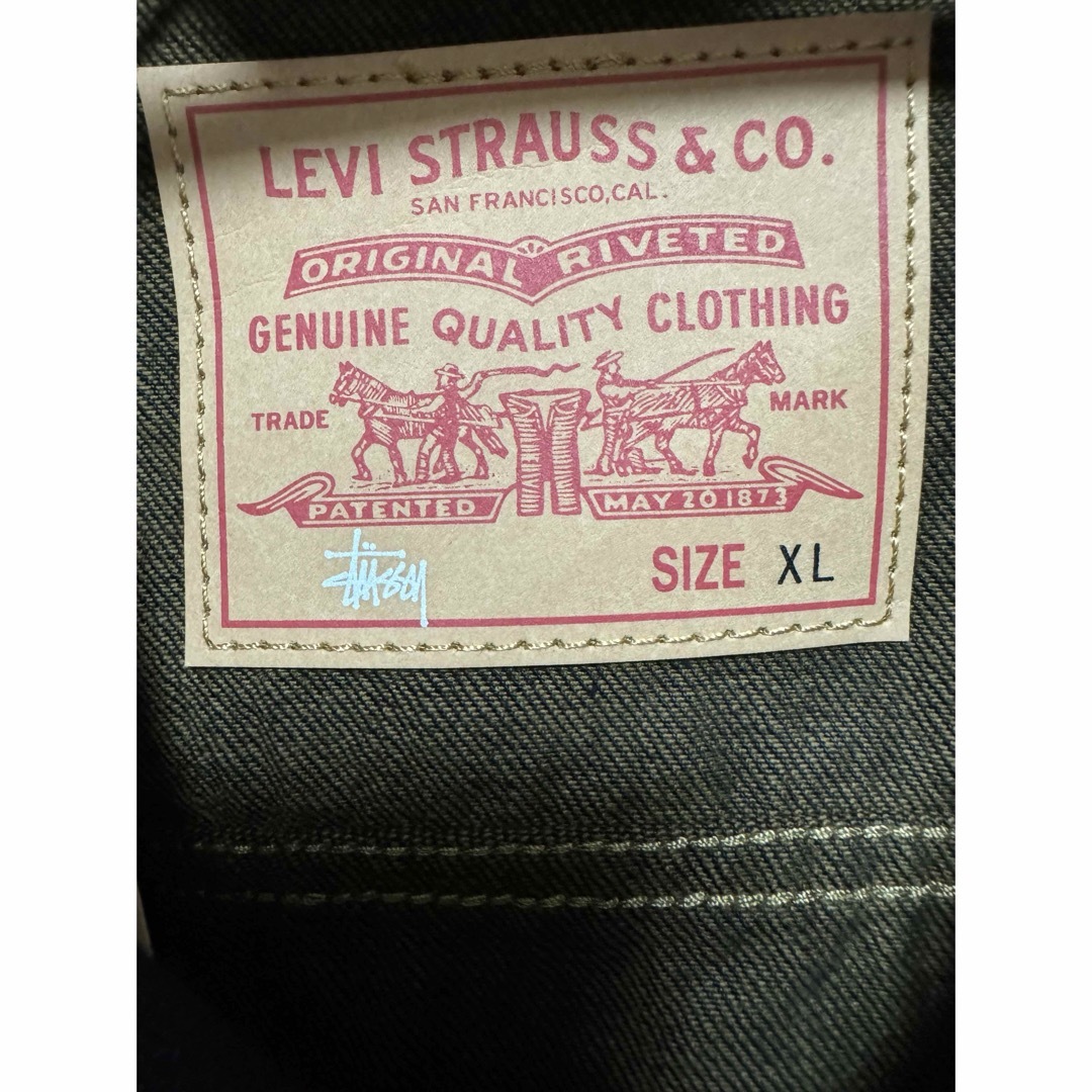 STUSSY(ステューシー)のStussy x Levi's Crispy Rinse Trucker メンズのジャケット/アウター(Gジャン/デニムジャケット)の商品写真