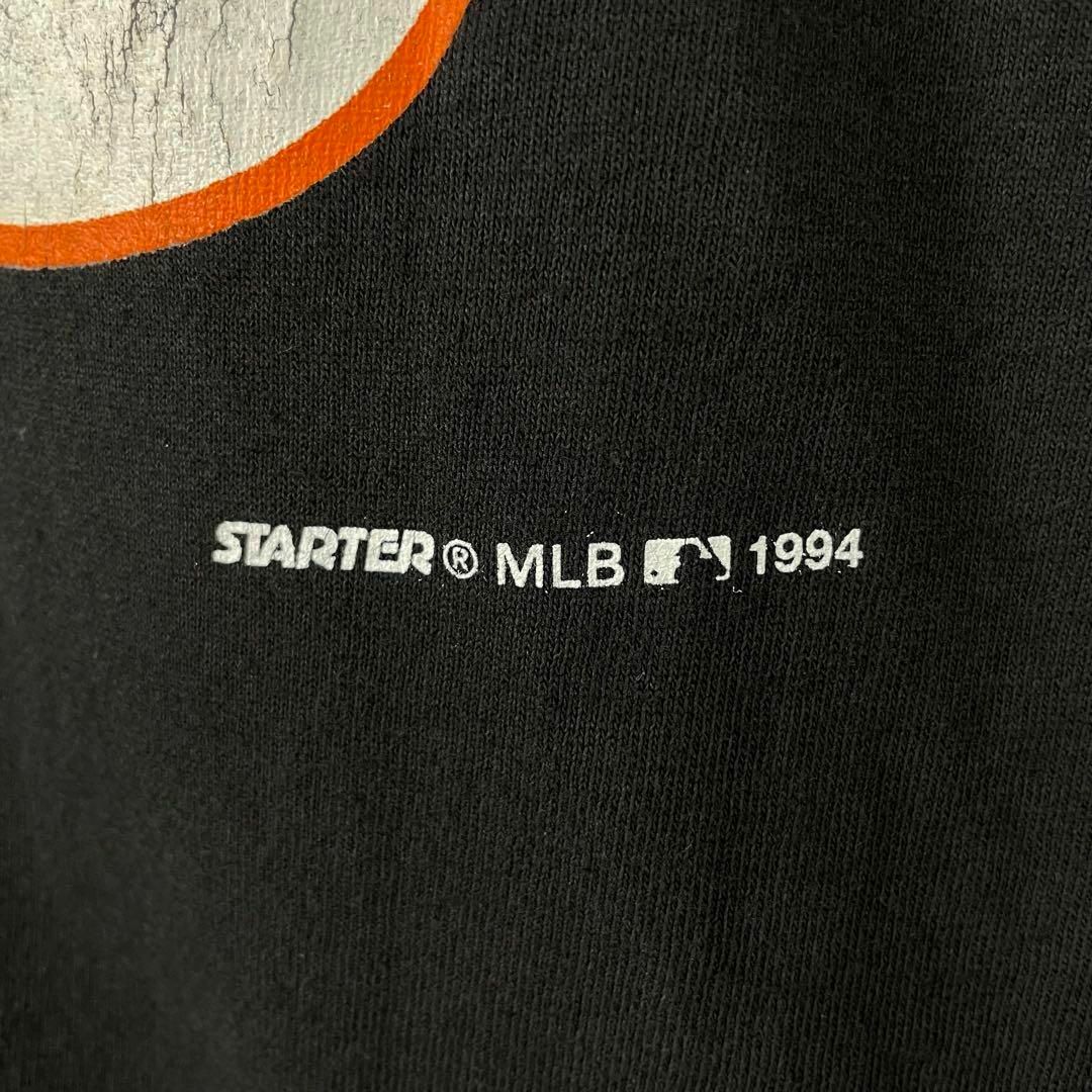 STARTER(スターター)の希少 90s USA製 MLB GIANTS Tシャツ シングルステッチ 黒 メンズのトップス(Tシャツ/カットソー(半袖/袖なし))の商品写真