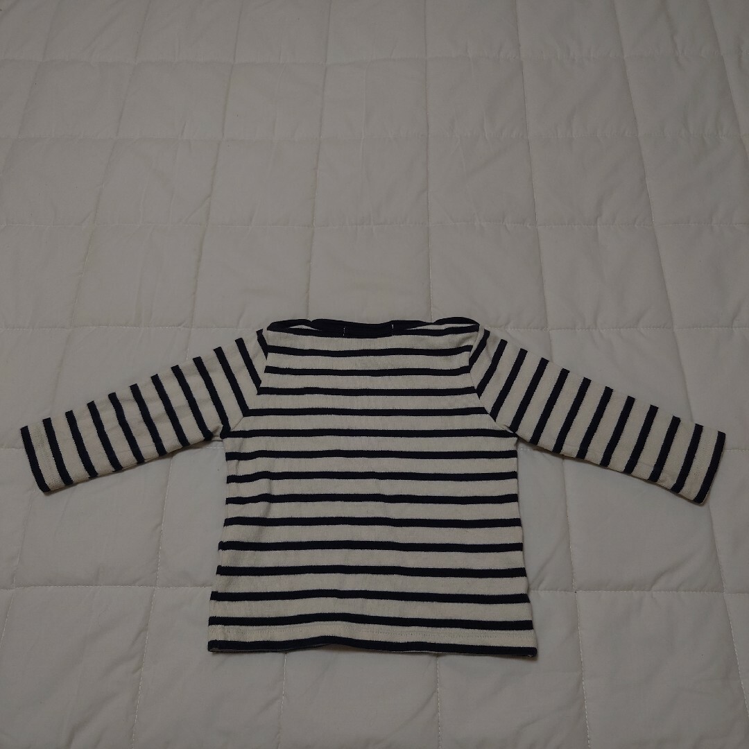 PETIT BATEAU(プチバトー)のプチバトー　12m長袖カットソー　ボーダー キッズ/ベビー/マタニティのベビー服(~85cm)(シャツ/カットソー)の商品写真