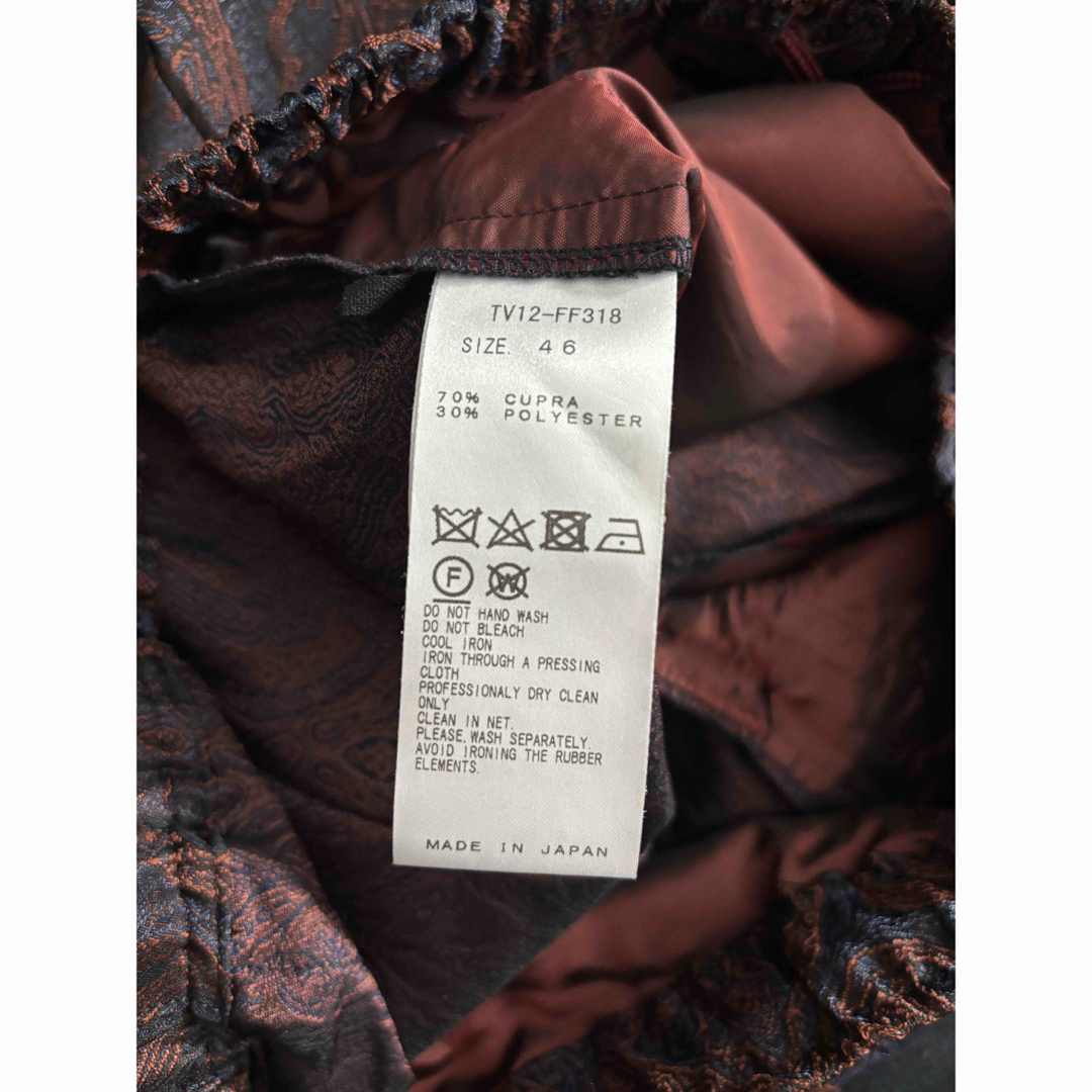 TOGA VIRILIS - TOGA VIRILIS ペイズリー ジャケット パンツ TOGA VIRILIS - TOGA VIRILIS ペイズリー ジャケット パンツ