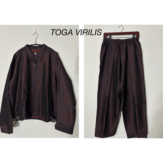 トーガビリリース(TOGA VIRILIS)のTOGA VIRILIS ペイズリー ジャケット パンツ セットアップ(ブルゾン)