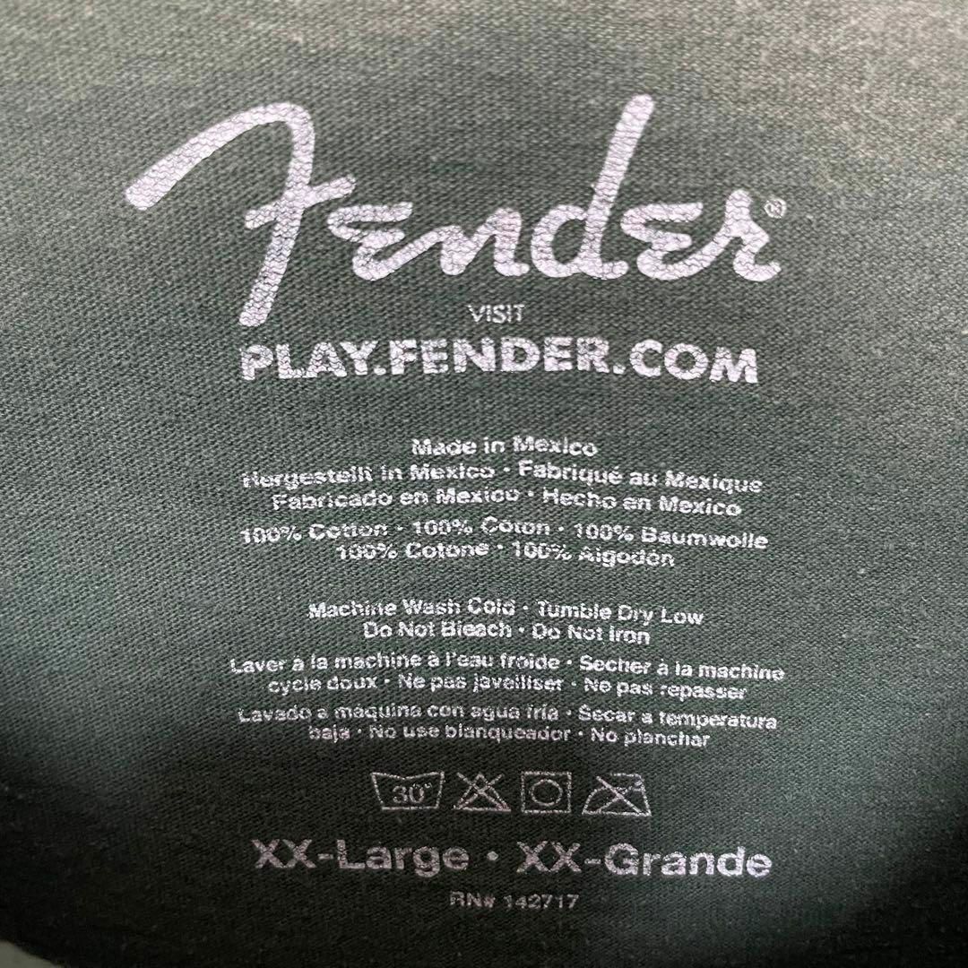 Fender(フェンダー)の激レア Fender フェンダー ギター Tシャツ オーバーサイズ メキシコ製 メンズのトップス(Tシャツ/カットソー(半袖/袖なし))の商品写真