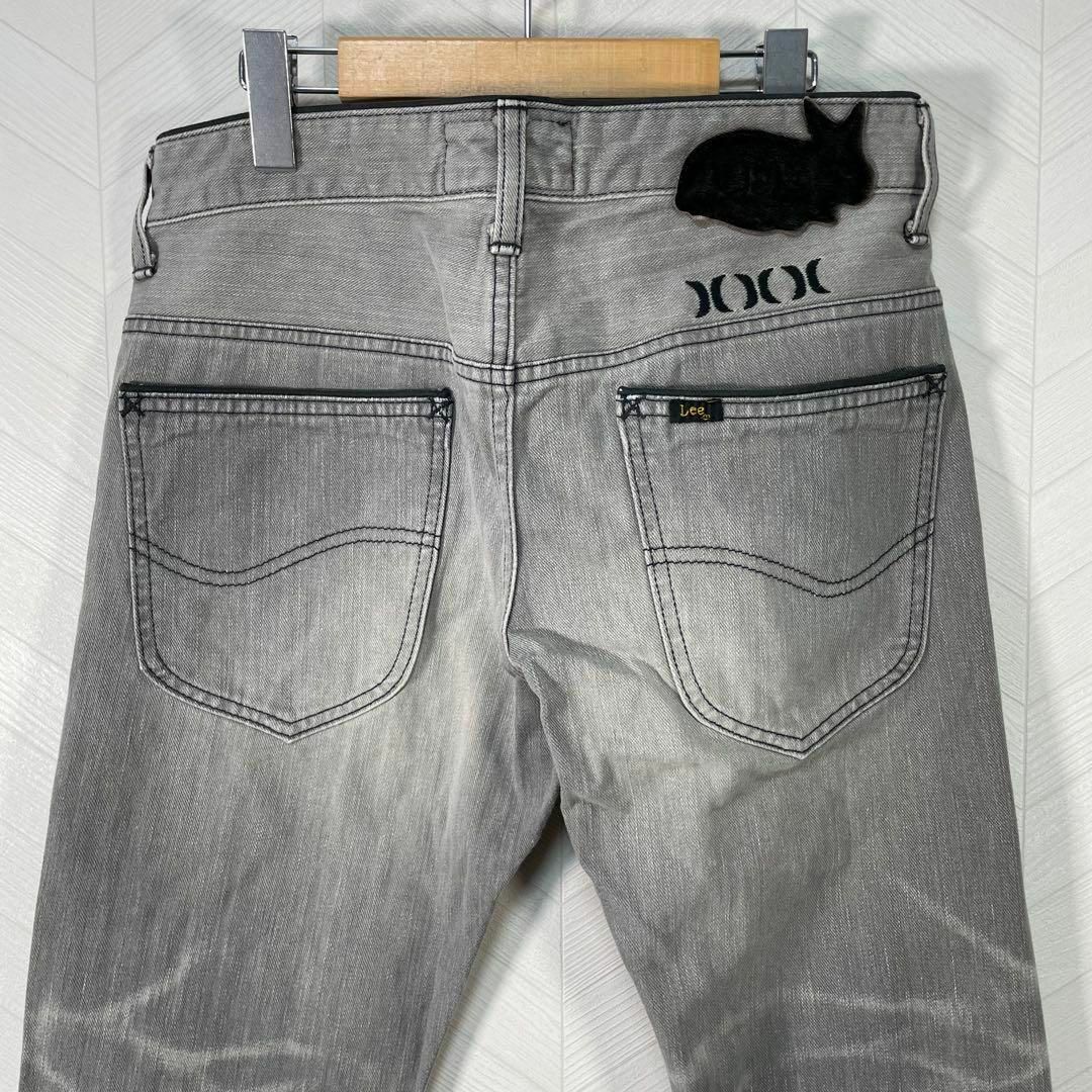 Lee(リー)の希少 00s Lee × Hurley コラボ ブラック デニム used加工 メンズのパンツ(デニム/ジーンズ)の商品写真