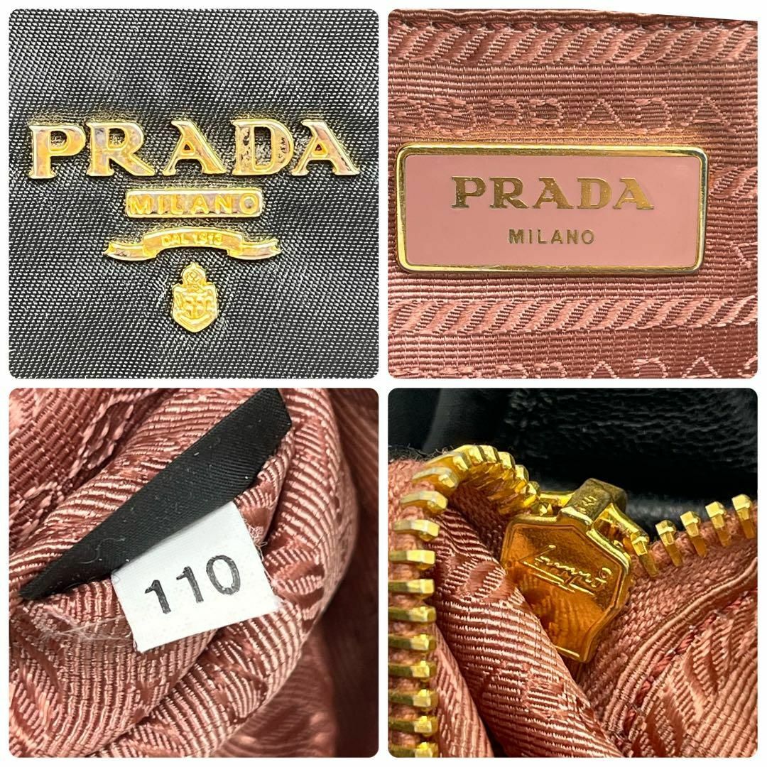 PRADA(プラダ)の✨良品✨プラダ リボン トートバッグ 肩掛け テスートナイロン ブラック レディースのバッグ(トートバッグ)の商品写真
