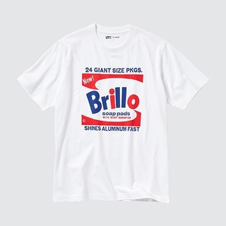 ユニクロ(UNIQLO)の新品 ユニクロ アンディー ウォーホル Tシャツ Brillo ブリロ　М(Tシャツ/カットソー(半袖/袖なし))