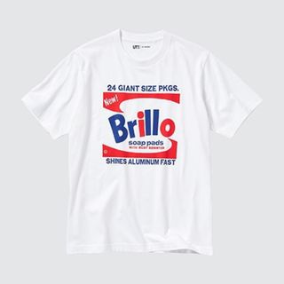 ユニクロ(UNIQLO)の新品 ユニクロ アンディー ウォーホル Tシャツ Brillo ブリロ　Ｌ(Tシャツ/カットソー(半袖/袖なし))