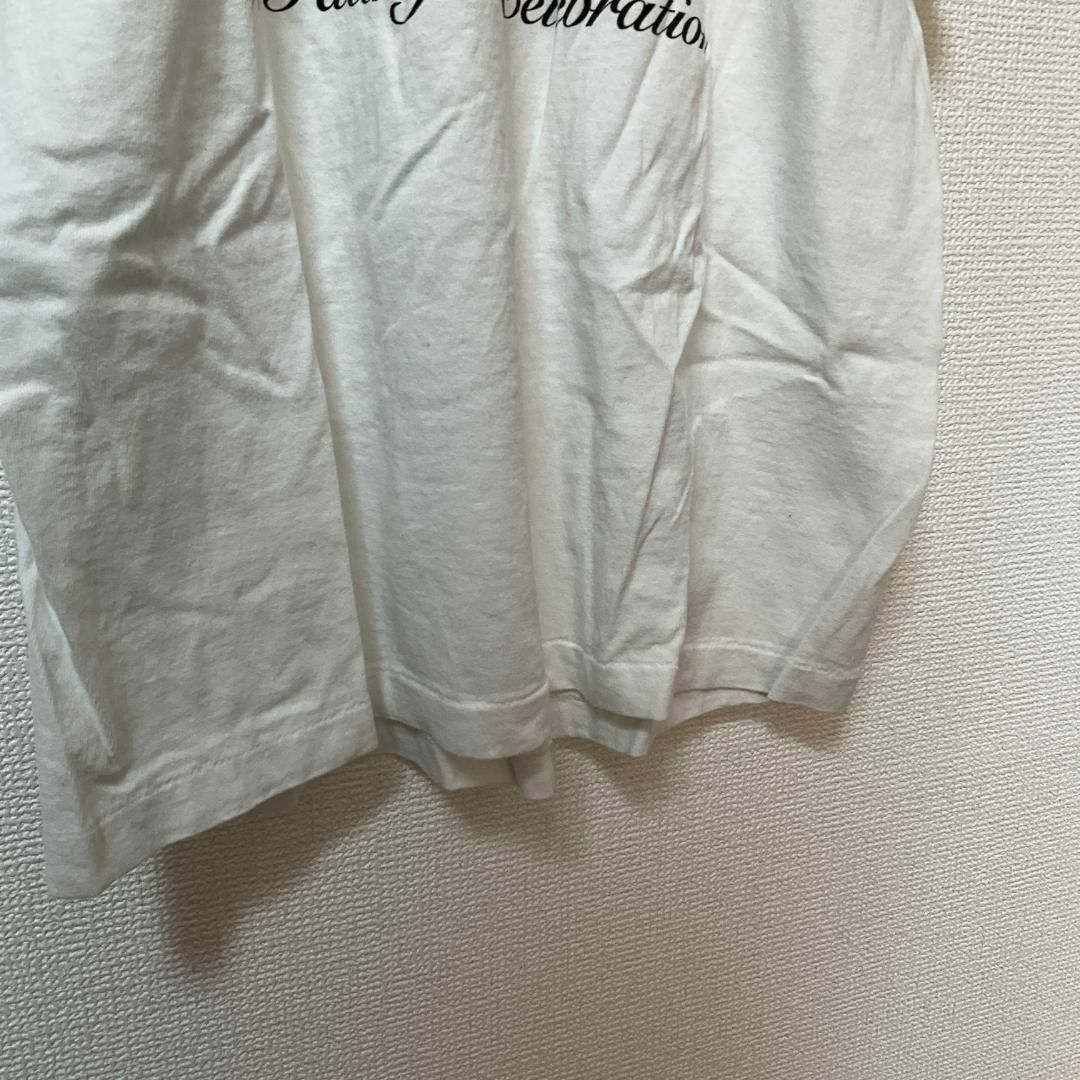 90s 古着 ノーブランド Tシャツ M フロントロゴ トップス メンズのトップス(Tシャツ/カットソー(半袖/袖なし))の商品写真