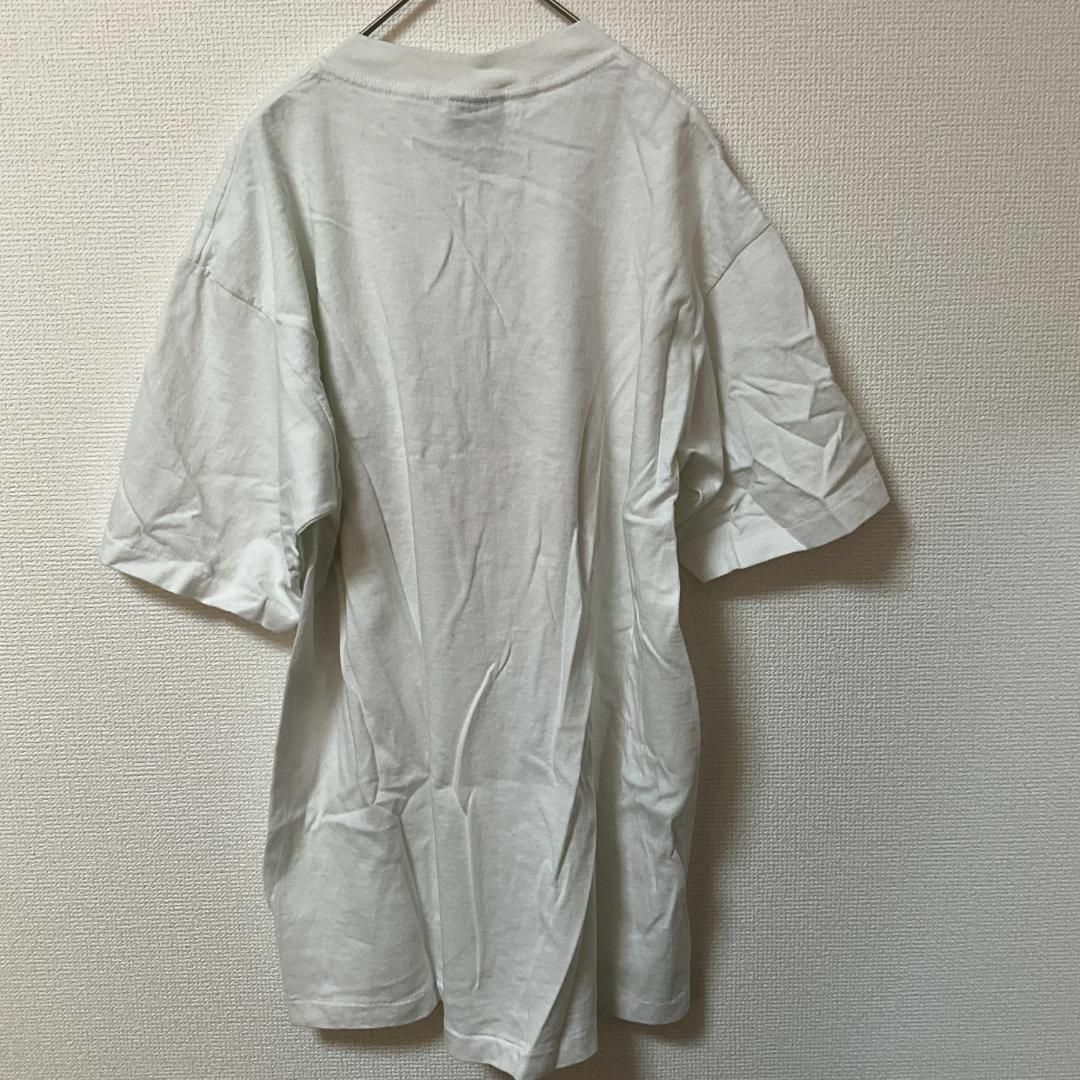 90s 古着 ノーブランド Tシャツ M フロントロゴ トップス メンズのトップス(Tシャツ/カットソー(半袖/袖なし))の商品写真