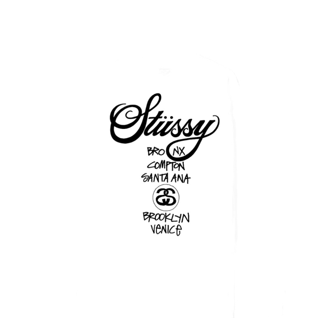 STUSSY(ステューシー)の正規品　ステューシー 　メンズ　レディース　S　ワールドツアー　Tシャツ メンズのトップス(Tシャツ/カットソー(半袖/袖なし))の商品写真