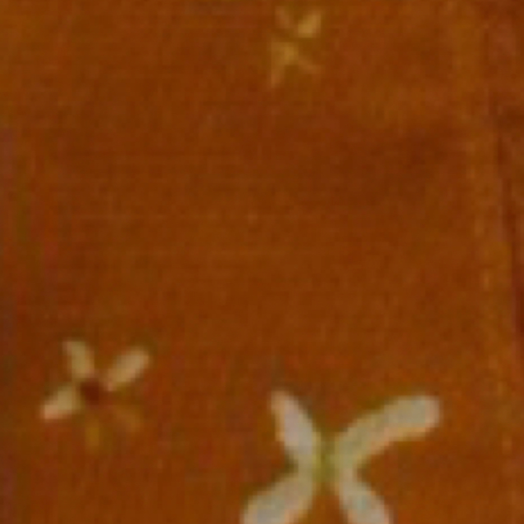 オレンジ花柄 メンズのファッション小物(ハンカチ/ポケットチーフ)の商品写真