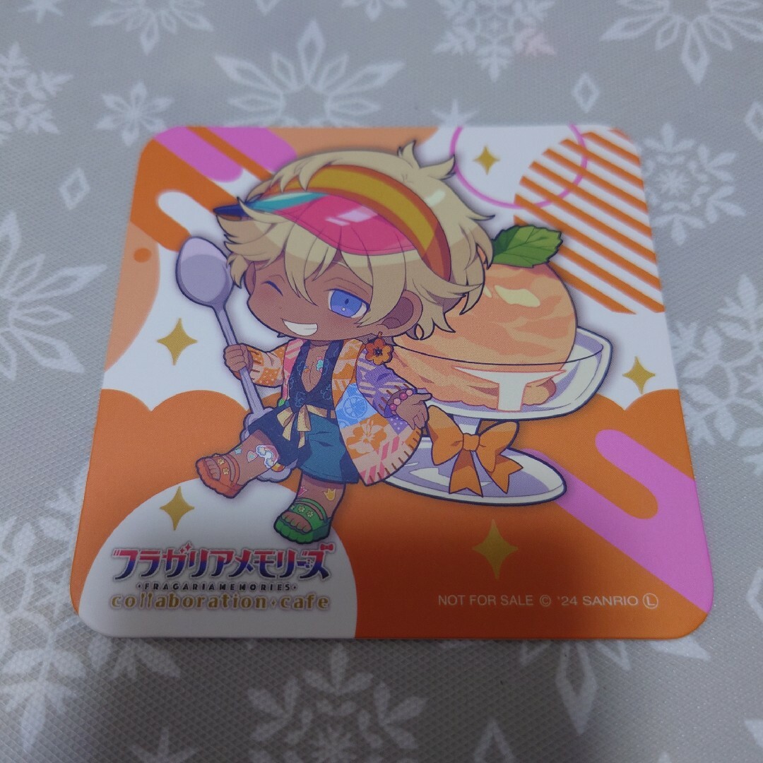 フラガリアメモリーズ カフェ コースター サナー エンタメ/ホビーのおもちゃ/ぬいぐるみ(キャラクターグッズ)の商品写真