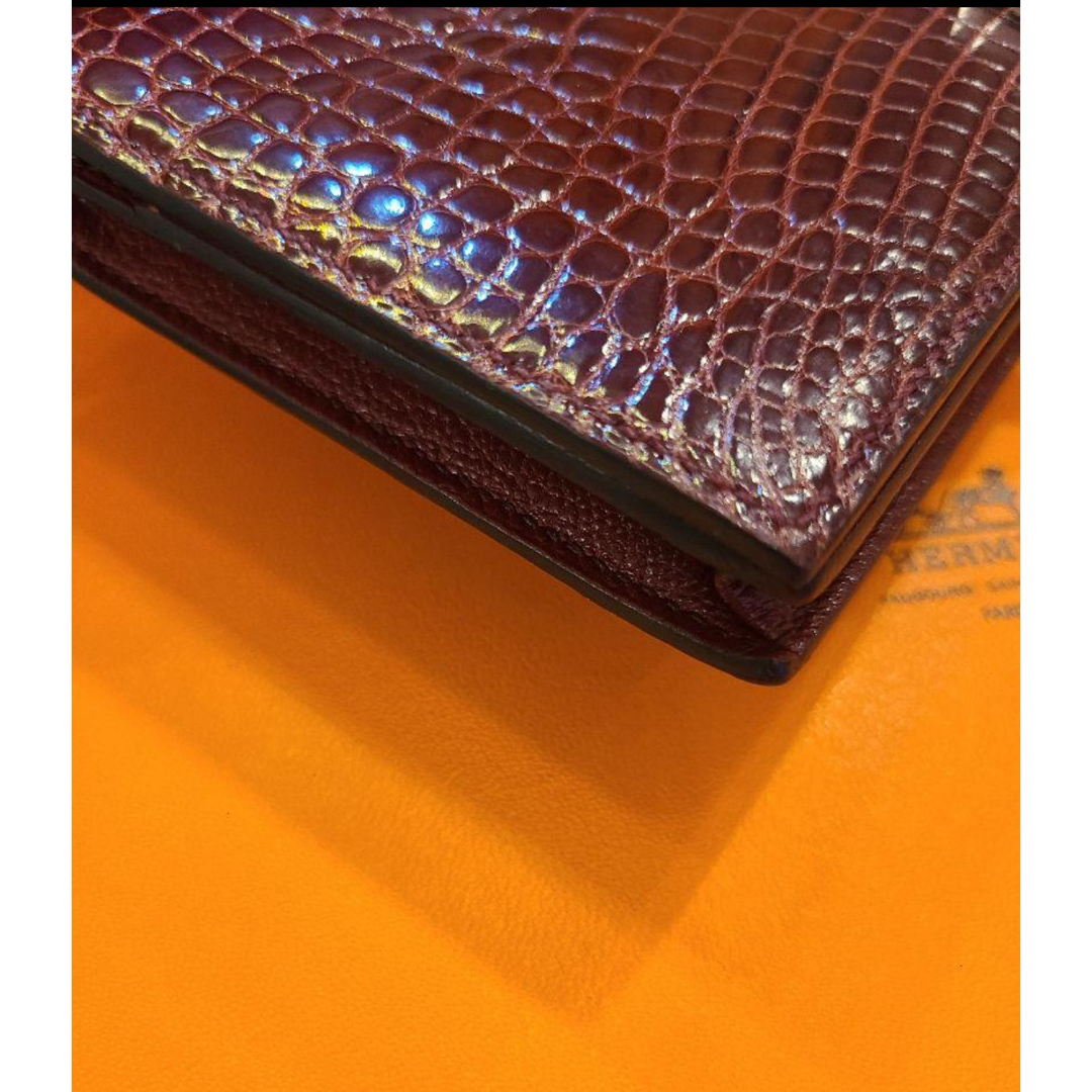 Hermes(エルメス)のエルメス HERMES 財布 ベアン スフレ クロコ アリゲーター Wallet レディースのファッション小物(財布)の商品写真