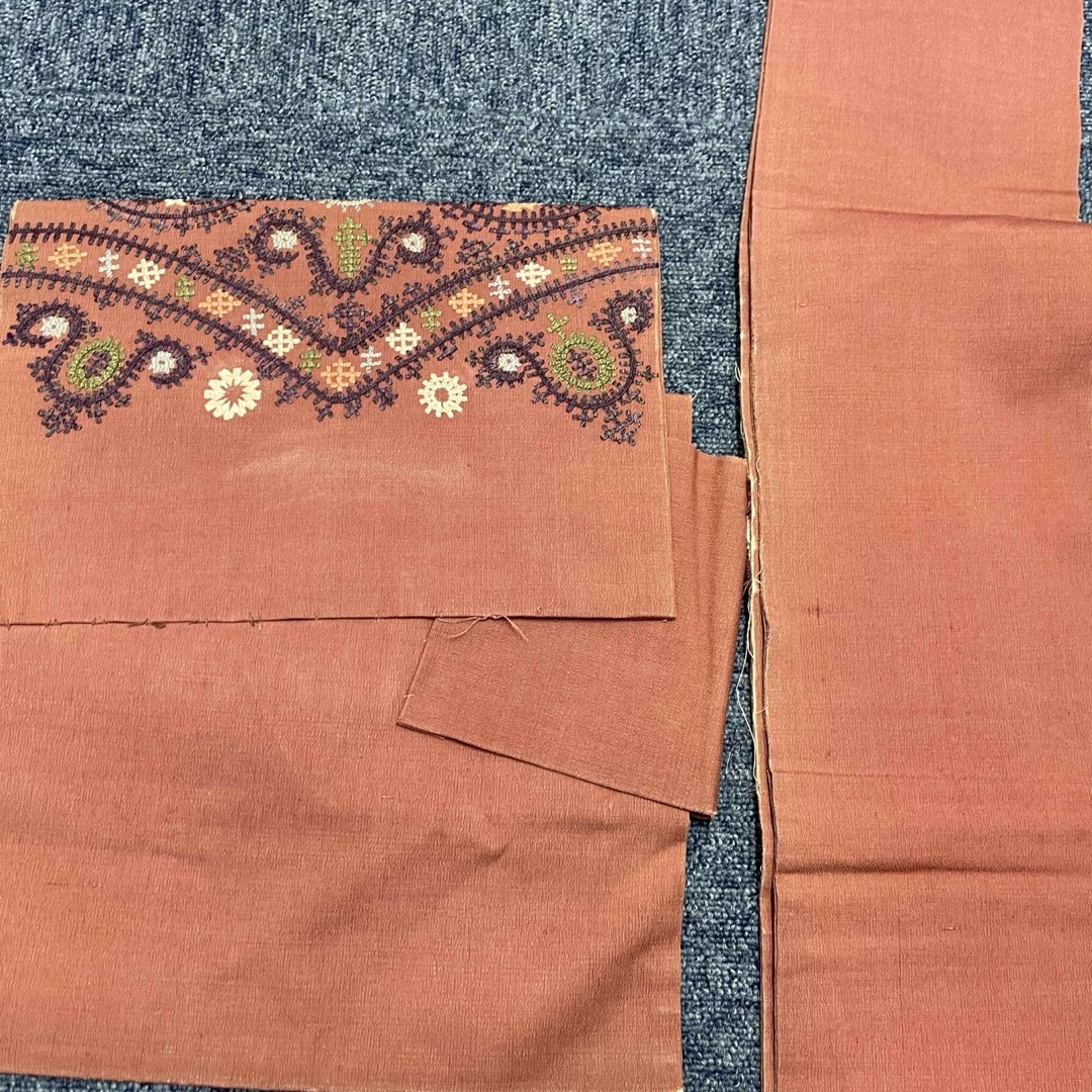 帯　二部式　刺繍 レディースの水着/浴衣(帯)の商品写真