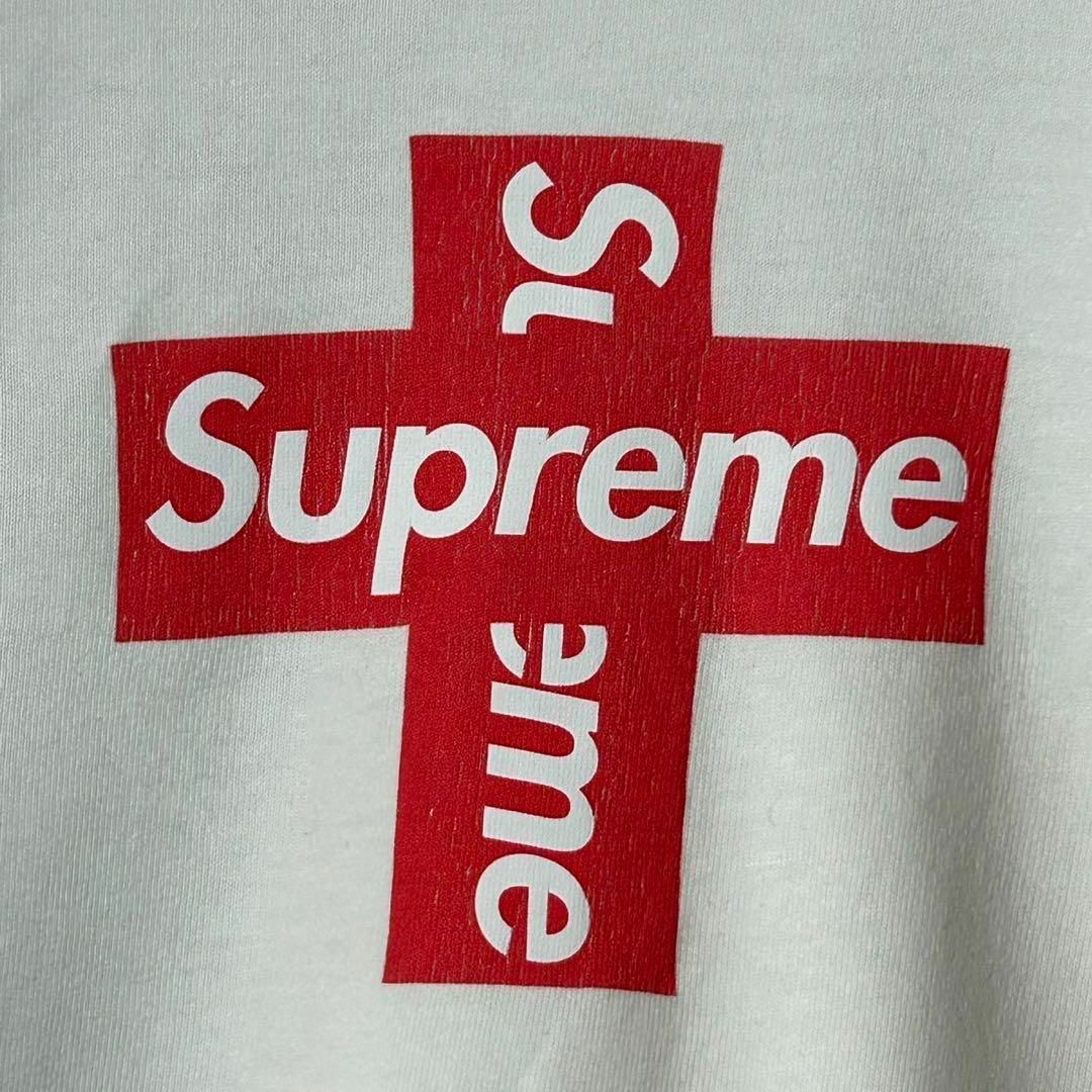 Supreme(シュプリーム)の【超人気デザイン】シュプリーム☆クロスボックスロゴ入りTシャツ box logo メンズのトップス(Tシャツ/カットソー(半袖/袖なし))の商品写真