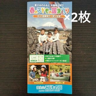 春のこどもの国まつり 大人1名無料クーポン 2枚(その他)