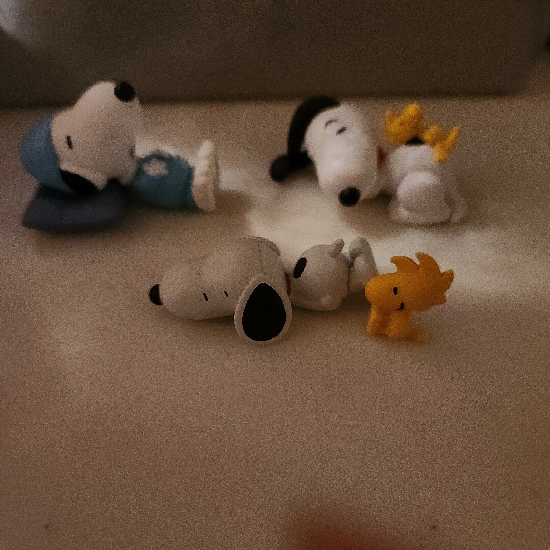 SNOOPY(スヌーピー)のすやすやおやすみマスコット セット エンタメ/ホビーのアニメグッズ(その他)の商品写真