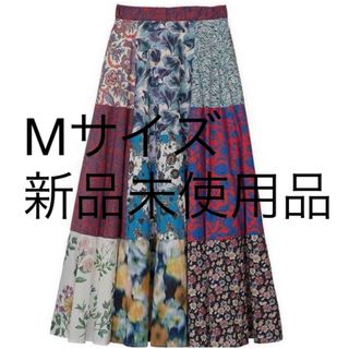 アメリヴィンテージ(Ameri VINTAGE)のAMERI LIBERTY PATCHWORK MLT SKIRT(ロングスカート)