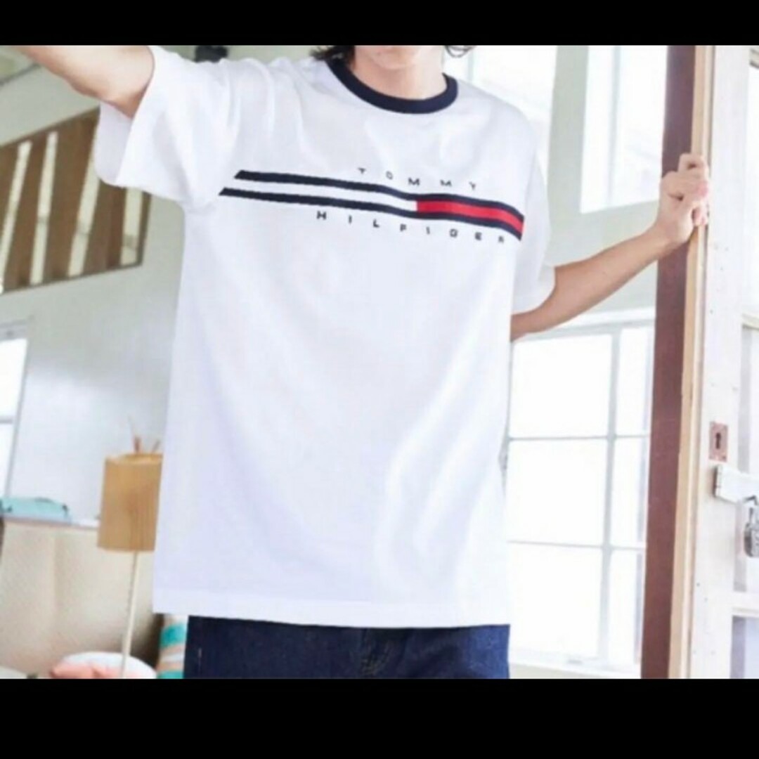 TOMMY HILFIGER(トミーヒルフィガー)の大人気　TOMMY HILFIGER  トミーヒルフィガー　Tシャツ　XL メンズのトップス(Tシャツ/カットソー(半袖/袖なし))の商品写真