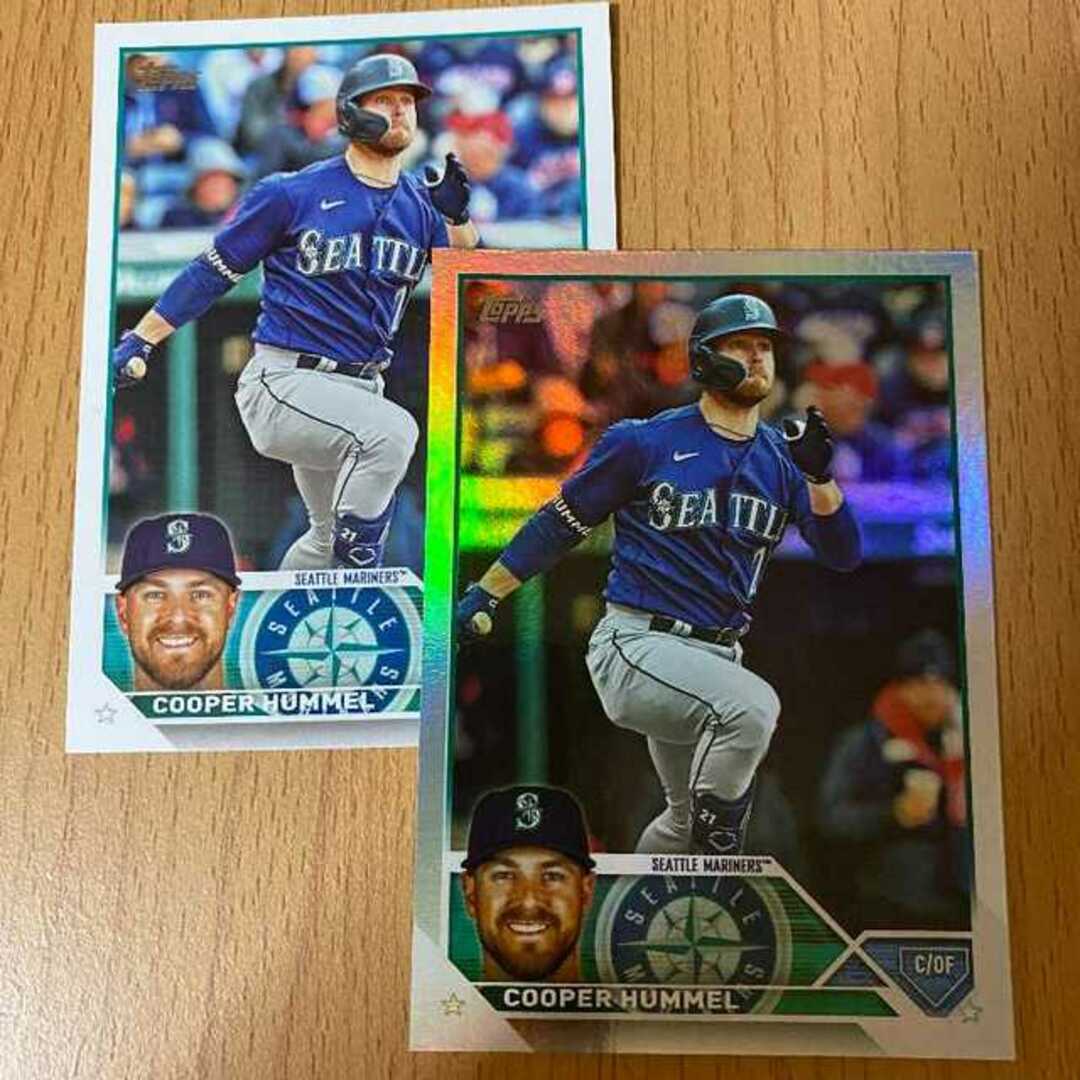 COOPER HUMMEL 2枚セット topps MLB エンタメ/ホビーのトレーディングカード(シングルカード)の商品写真